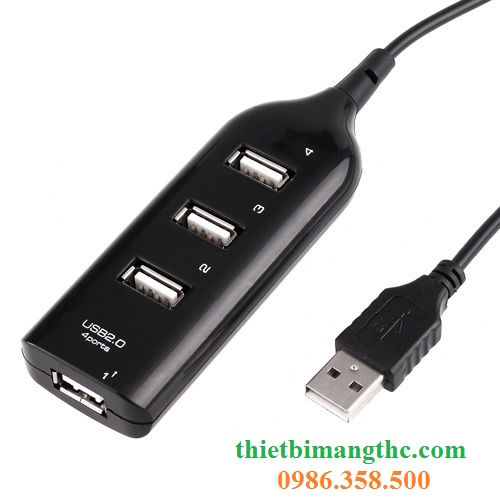 Bộ chia cổng USB 2.0 Hub 1 ra 4 cổng đa năng